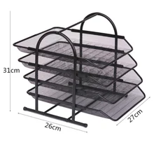 Высокое качество, офисный лоток для документов, держатель для документов А4, бумага для документов, бумажная проволочная сетка, органайзер для хранения, металлический держатель для хранения проволоки