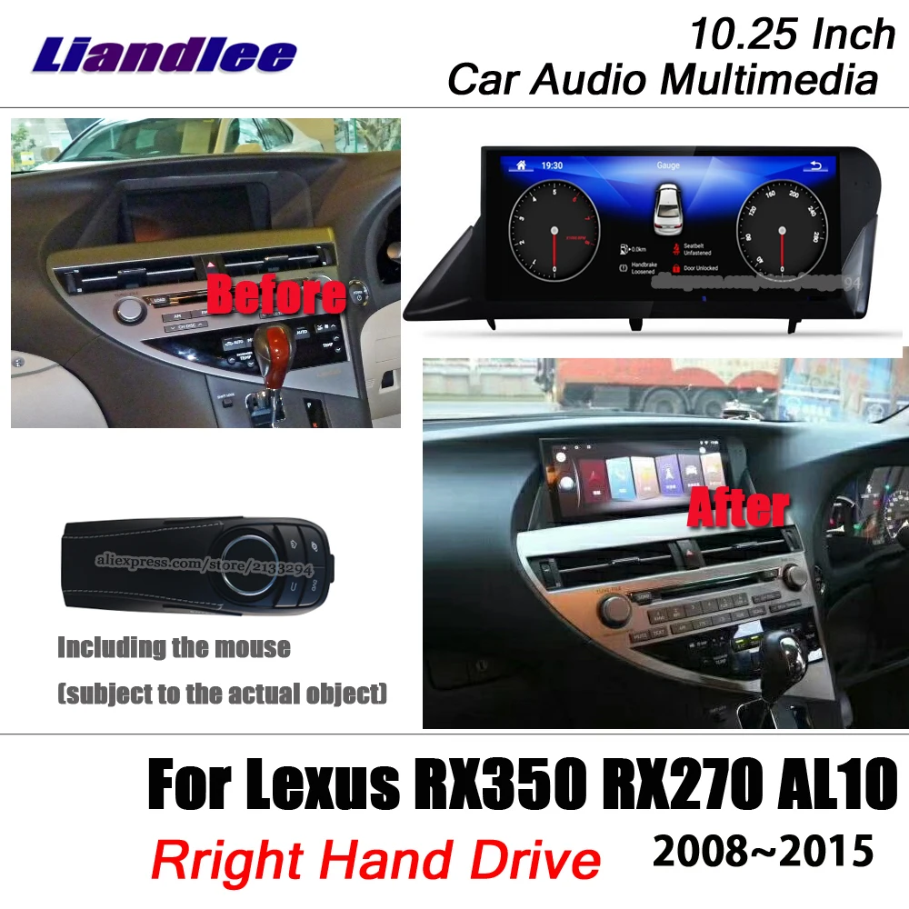 

Car Multimedia System For Lexus RX (AL10) 2008-2015 RX350 RX450h android carplay radio GPS Navigation Player HD Screen
