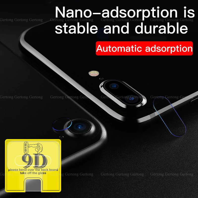 9D Camera Explosion Protection Tempered Glass For iPhone 8 7 Plus XS MAX Camera Screen Protector Film For iPhone 7 8 X XS XR