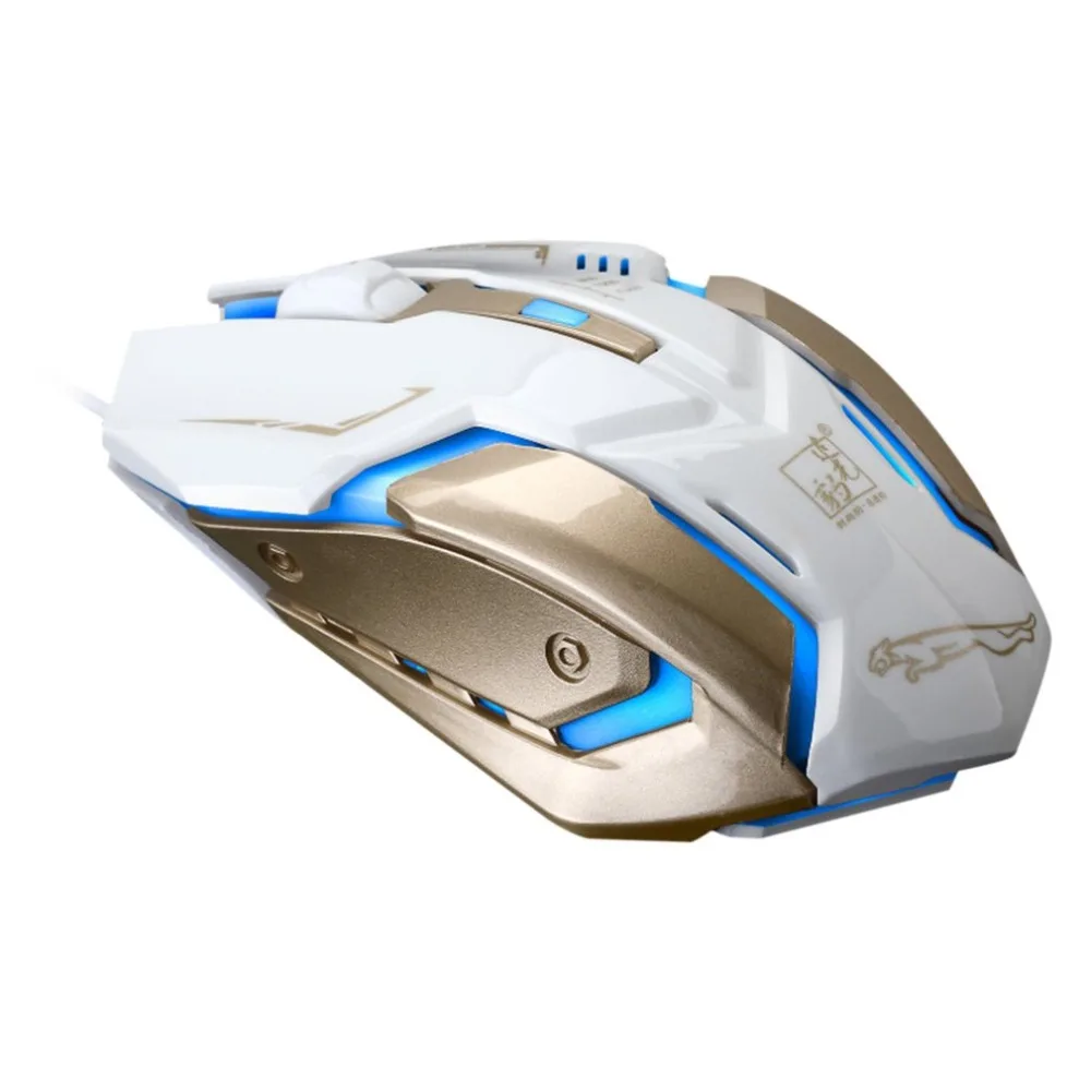 

K1 Optical USB Wired Cable Gaming Mouse Multi Color Lights 4 Buttons Computer Mouse For Laptop PC Gaming Mouse