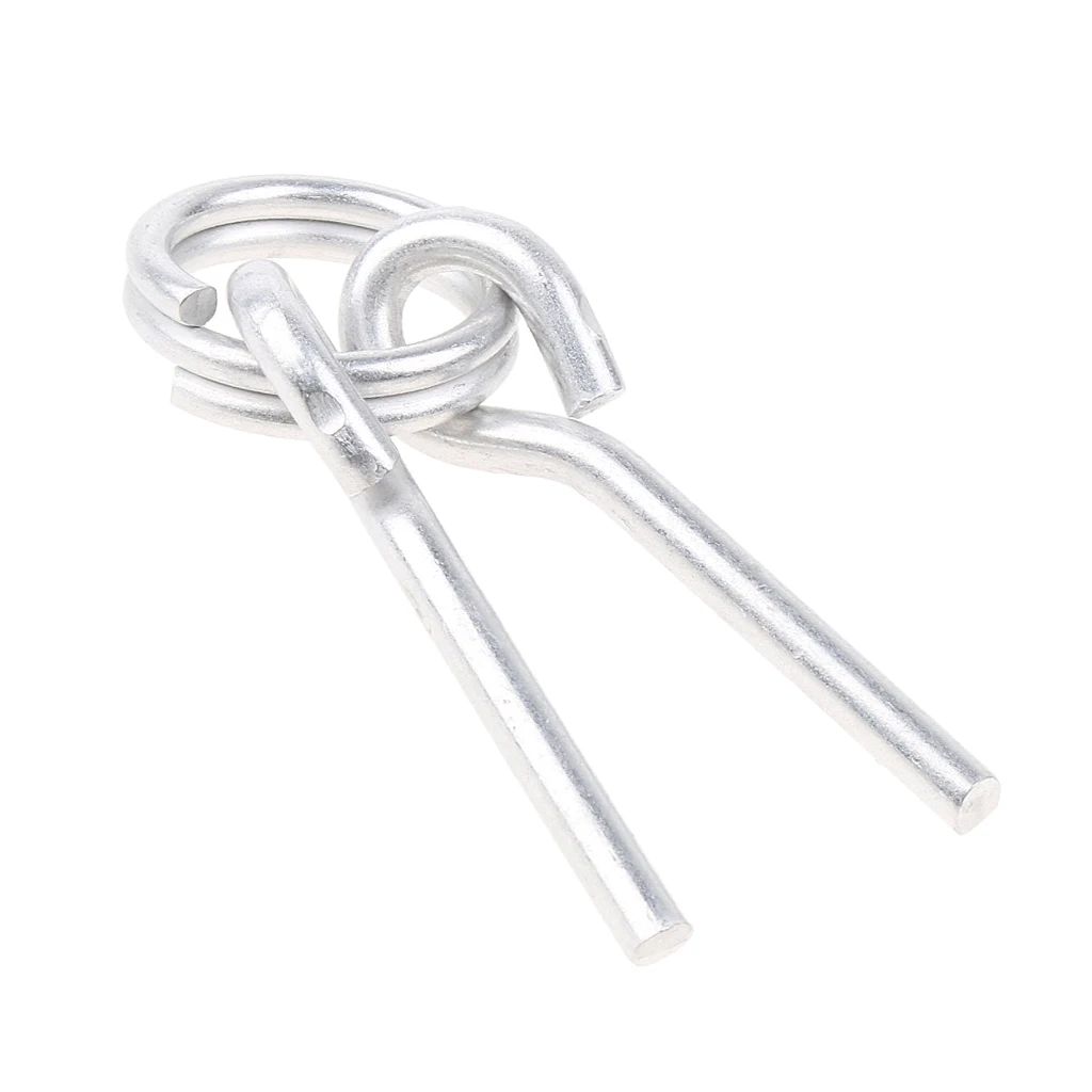 Awning Tent Poles Rings with 2 Pin for Outdoor Camping Hiking Travel