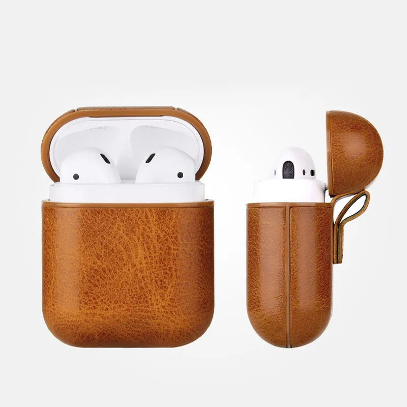

New Monogrammed Letters PU Leather Protective Case For Airpods 1 2 3 Holder Smooth PU Leather Case for Airpods 3 or Pro DIY