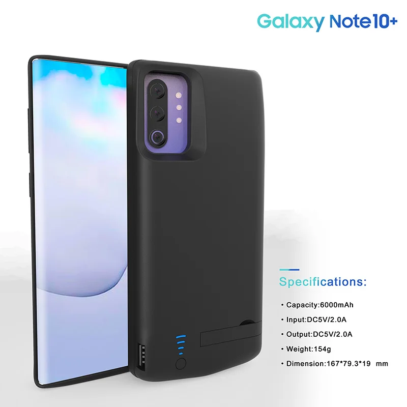 NENG 5000 мАч батарея чехол для samsung note10 внешний портативный аккумулятор резервного копирования зарядное устройство чехол банк питания для samsung note10Pro