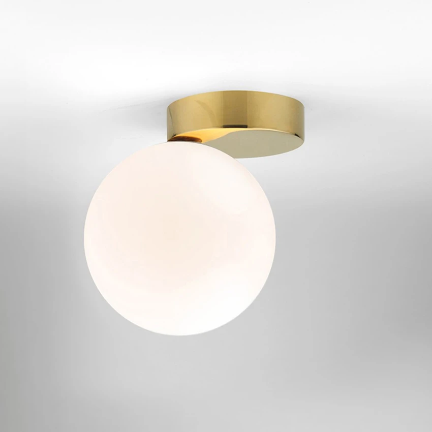White globe light fixture Clearance