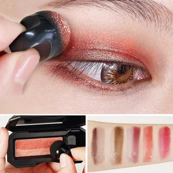 

Dual-Color Eyeshadow Exquisite Glitters Smooth Texture Eyeshadow Waterproof Long-Lasting Eyeshadow Palette MH88