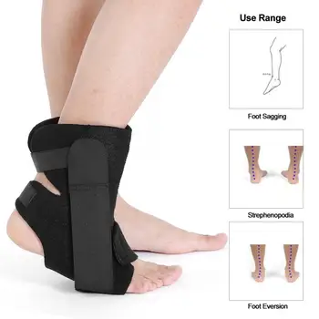 

Foot Brace Adjustable Plantar Splint Brace Ankle Brace Correction Support Strap Protector Orthosis Day and Night Splint Braces C