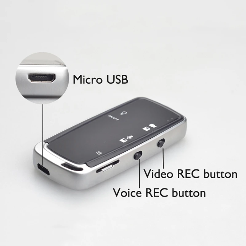 Небольшой цифровой видеорегистратор MP3 рекордер, Аудио Синхронизация 720P HD мини камера видео рекордер включает 16 ГБ TF Карта