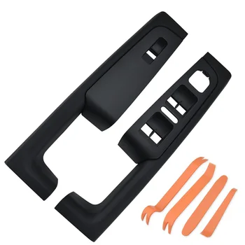 

Door Inner Armrest Frame ABS Front Left Right Window Switch Bracket Panel For Skoda Superb Interior Accessories Black Beige 1Set