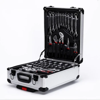 Buy Hand Tool Set General Household Hand Tool Kit With Plastic Toolbox Storage Case Socket Wrench Screwdriver Knife F
