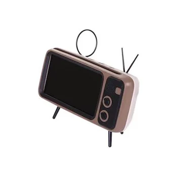 

PTH800 Portable Wireless Bluetooth Speaker Retro TV Stand with Display