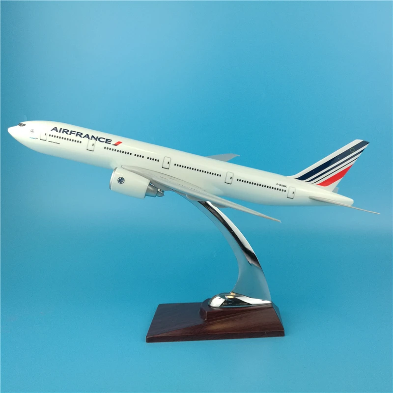 32 см B777 Air France авиакомпаний дыхательные пути игрушечные модели самолетов литья