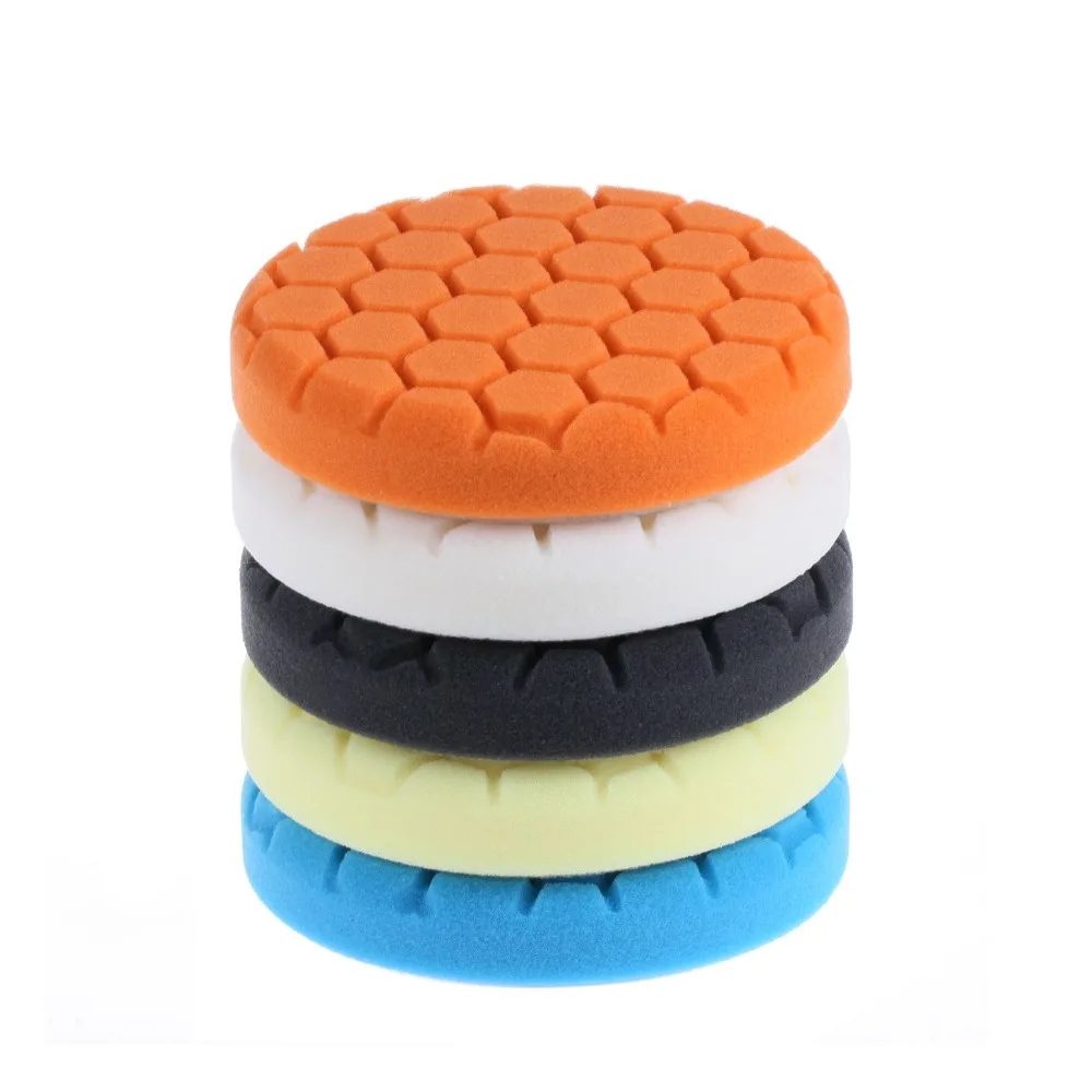 

SPTA 3inch 4inch Sponge Polishing Pad for Car Polisher Home DIY Waxing Buffing Polyester Foam Pads Auto Polishing Sponge Disk