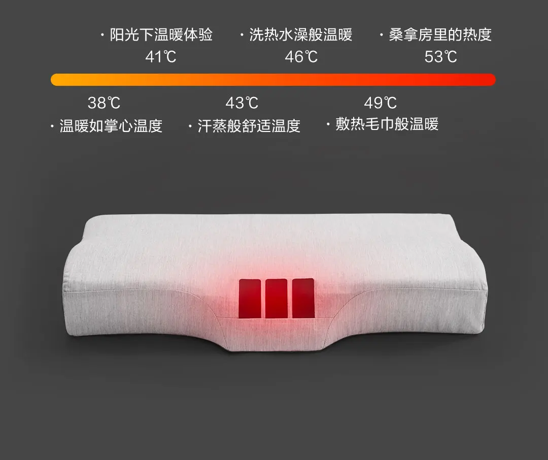 Предоплата Xiaomi Youpin Shuixing простой цвет натуральный латекс умный сон помощь Подушка дальнего инфракрасного тепла Mijia приложение управление