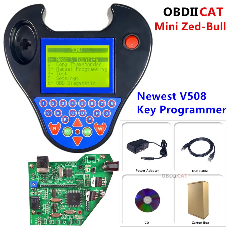 Smart Super Mini Zed Bull Auto OBD2 Zedbull Key Programmer транспондер без входа и жетонов|mini tank|mini recordbull