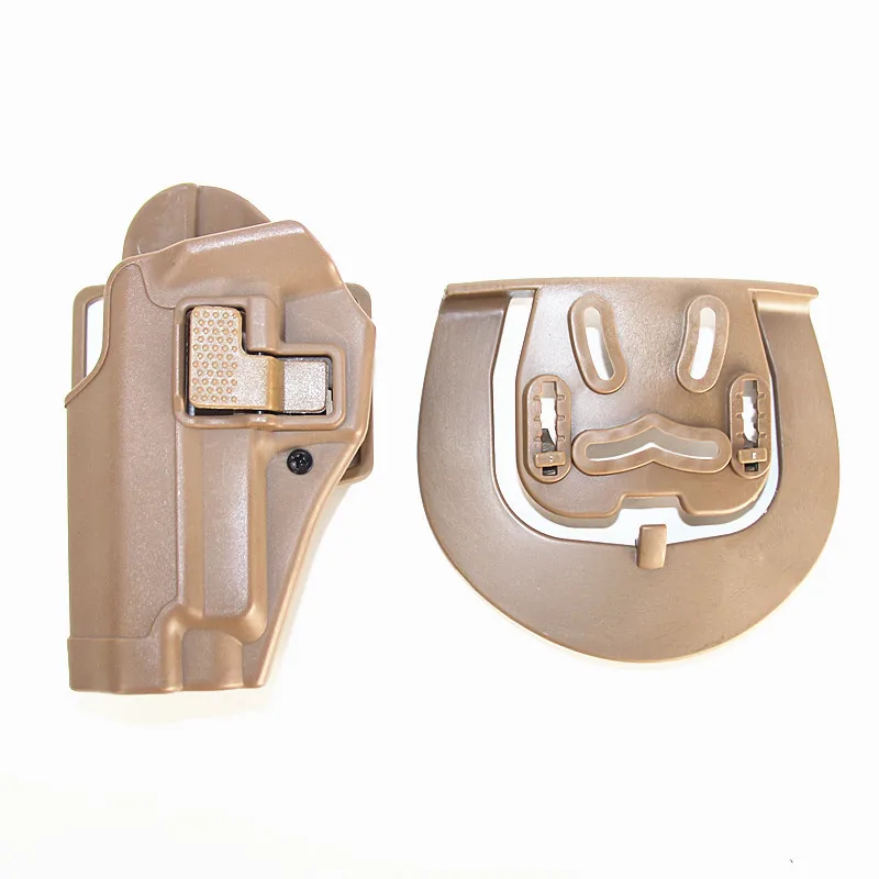 Tan left holster FS Стиль CQC Тактический Duty падение ноги бедра пистолет кобура для SIG SAUER P226 P228 P229 - Цвет: Tan left holster