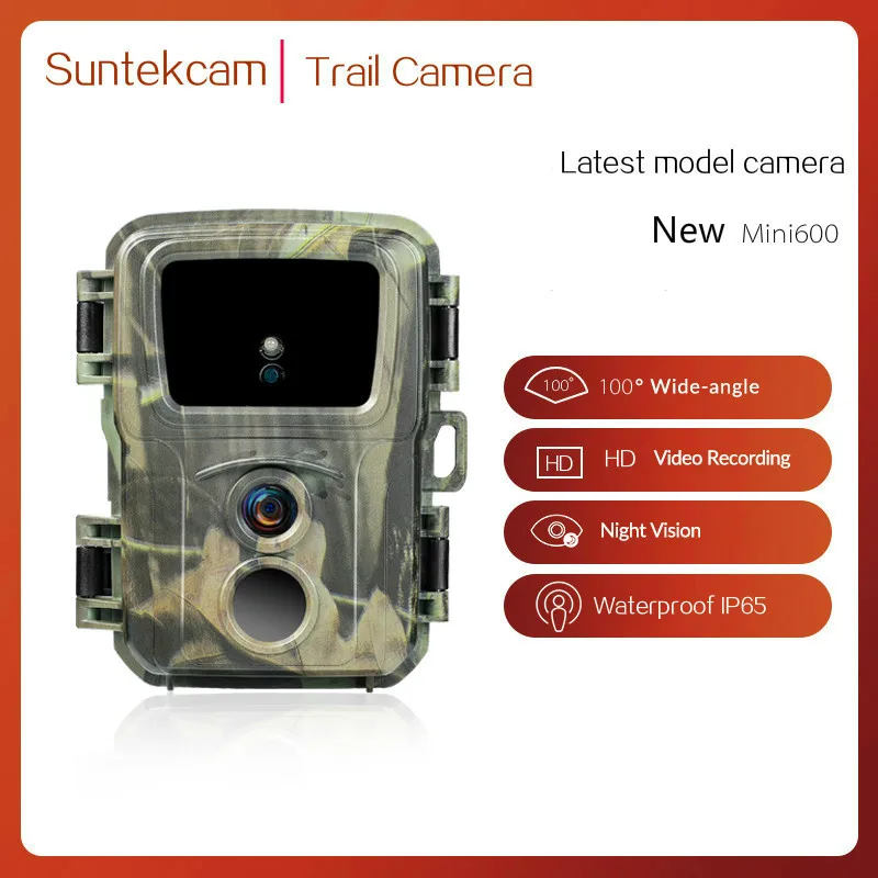 20MP Mini Trail Hunting Camera Wildlife Hunter Cameras Mini600 1080P Forest Animal Cam Photo Trap Surveillance Tracking hunting trail camera trail camera