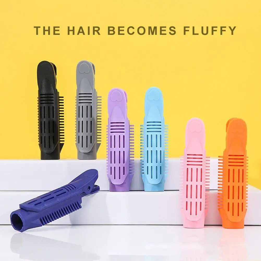 Натуральная пушистая заколка для волос женщин бигуди корней роллер волнистая