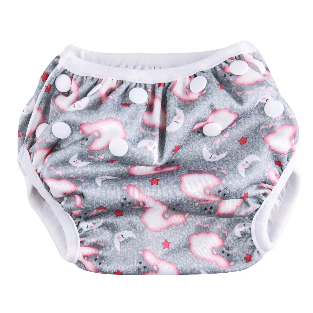 Waterproof Baby Cloth Diaper Cover Kid Swimming Pants Diaper Nappies Nappy Changing Reusable Baby Diapers Cotton Training Pants