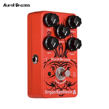 

Aural Dream Organ Synthesis A Electric Guitar Effects Pedal with Rock Blues Reggae Rockband Organ True Bypass Single Effects