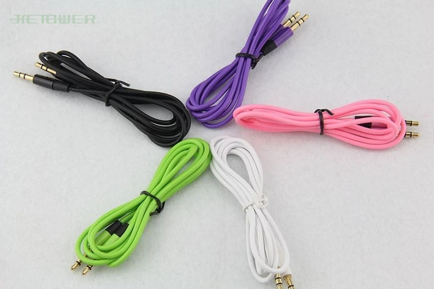 Audio Cable 3 5mm Aux Headphone Cable Male to Male Audio Cable Line For Car iPhone MP3 MP4 Headphone Speaker 500PCS LOT