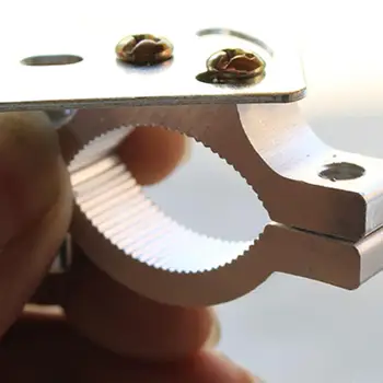 

Motorcycle E-bike Headlight Spotlight Mount Fixed Clamp Bracket Clip Aluminum Silver Motorcycle Accessories