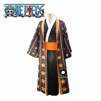 

Japan Anime One Piece Trafalgar Law Kimono Cosplay costume Full Set Free shipping