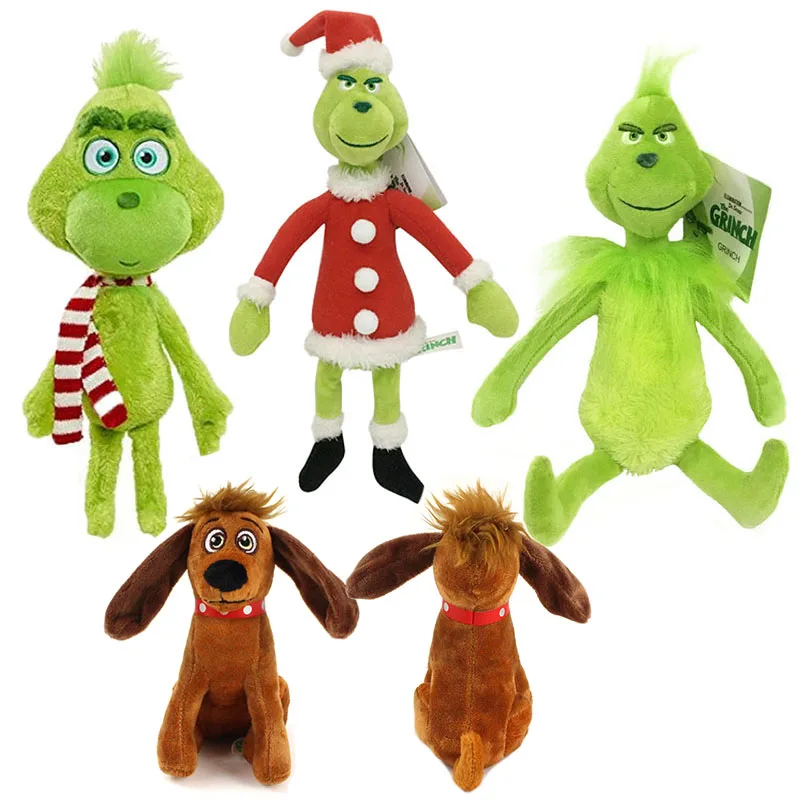20cm Grüne Haare Weihnachten Grinch Cartoons Puppe Halloween Plüsch Spielzeuge ! 