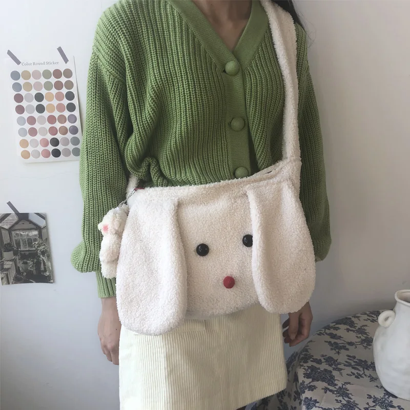 Youda оригинальный дизайн новая сумка для покупок милая девушка стерео кролик