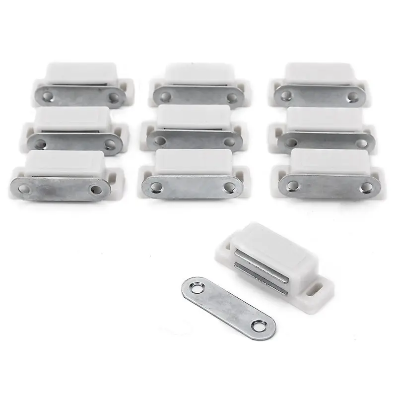 

10 x Magnetic catcher Cabinet Magnet Magnetic Magnetic Furniture Magnet Door Lock Magnet Magnetic Lock White
