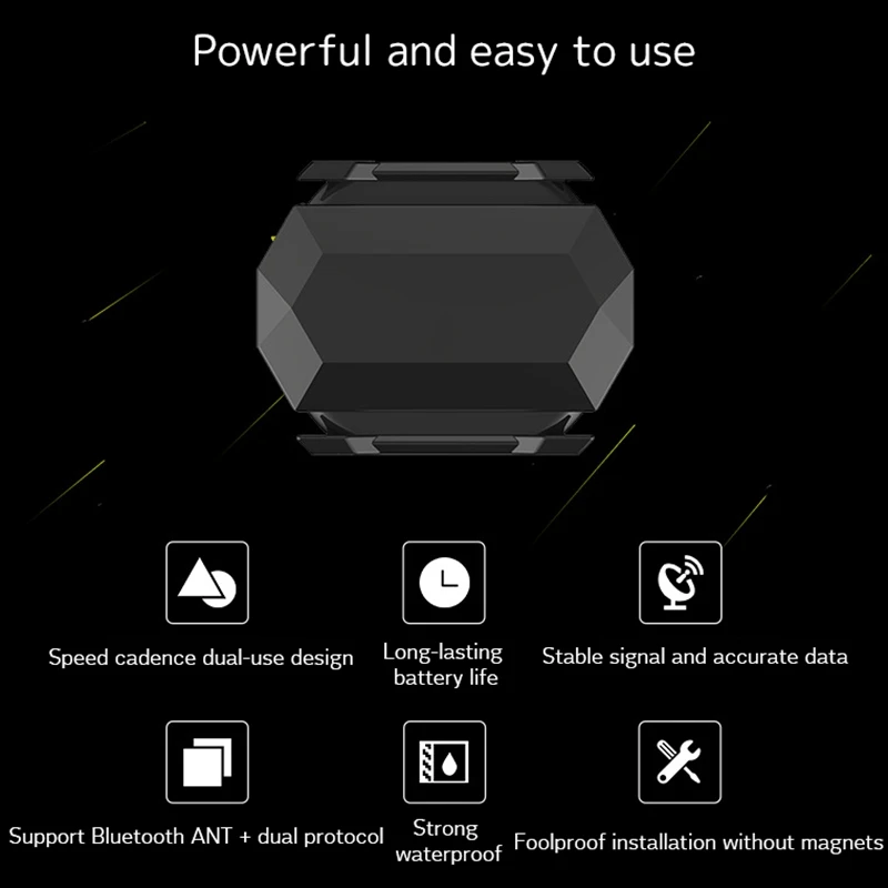 Bluetooth ANT + беспроводной датчик скорости ступни Совместимость с датчиком