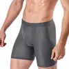 Ropa interior Hombre Pantalones cortos transpirable ropa interior hombre de malla de los hombres de gran tamaño bragas de los hombres de seda de hielo genial con agujero Boxer Sexy Homme ► Foto 1/6