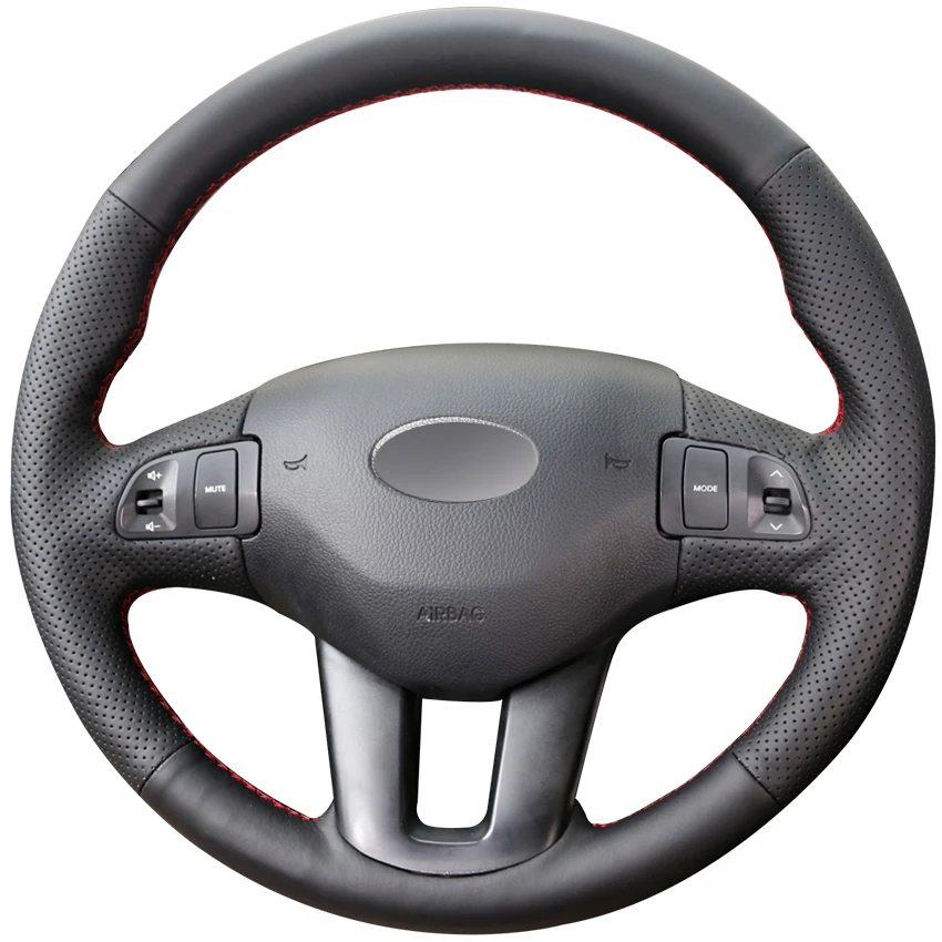 

Прошитый вручную черный кожаный чехол на заказ для Kia Sportage 3 2011-2014 Kia Ceed Cee 'd 2010-2012