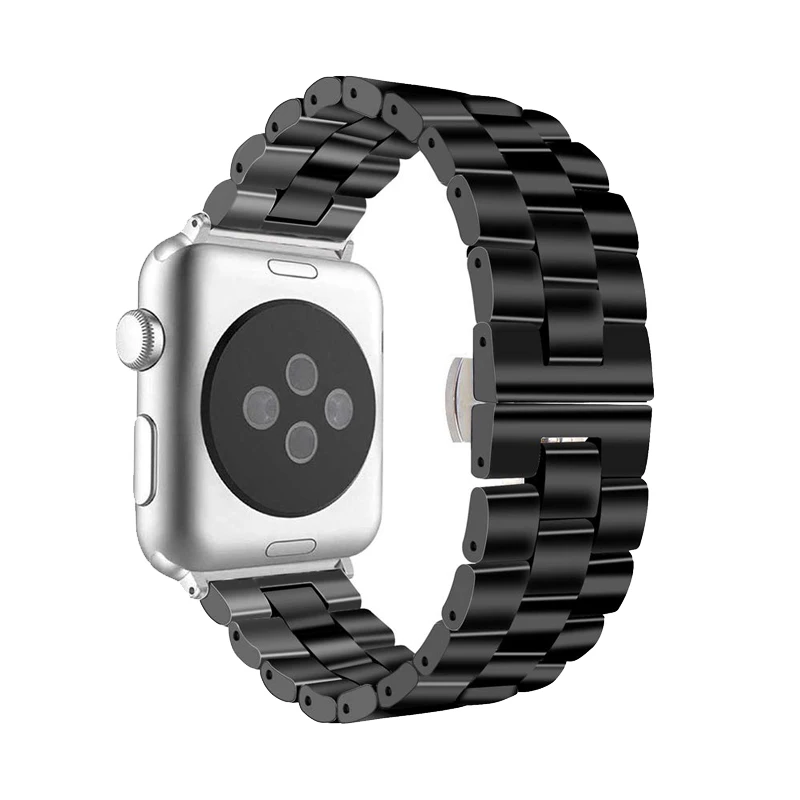 Аксессуары для часов для apple watch, 3 ремешка, 42 мм, 38 мм, iwatch, apple watch 4, 5, 44 мм, 38 мм, ремешок с керамической бабочкой, ремешок для часов
