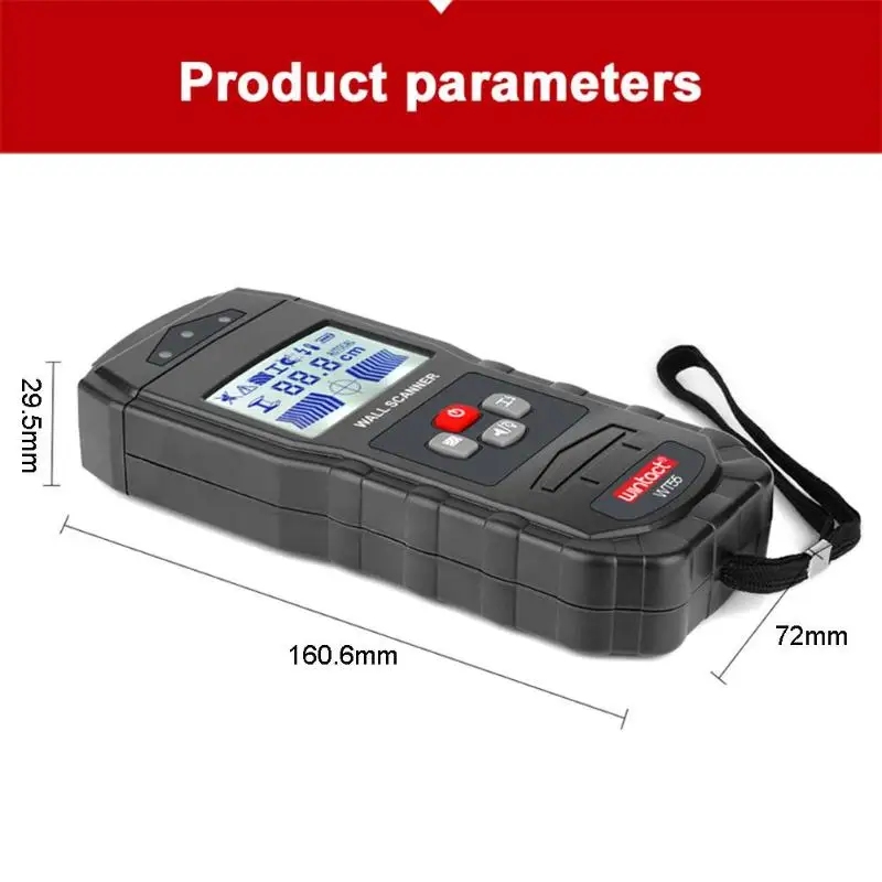 Handheld Fast Wall Detector Digital Display Metal Wood Beam Charged Wire Electric Box Detect Electronic Measuring Instruments
