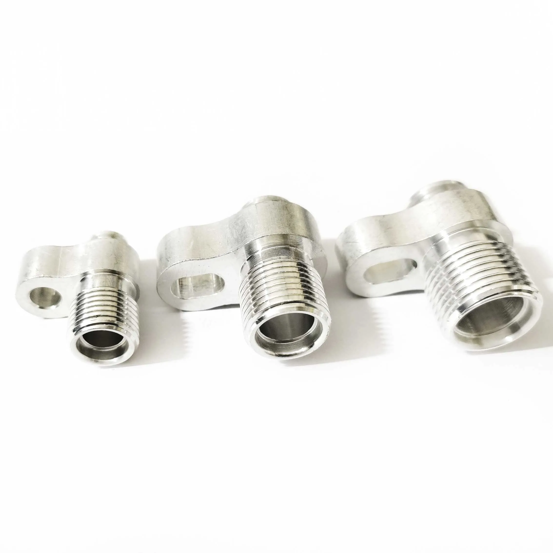 3PCS Automotive Air Conditioning Compressor Pipe Fittings AC Hose Aluminum Joints R134a 3/8 1/2 5/8 Connector Modified Equipment