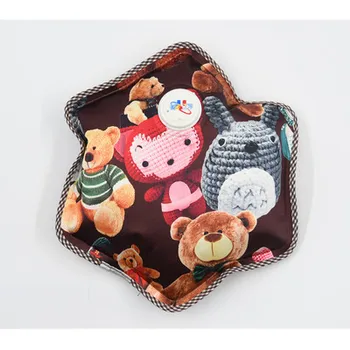 

Free shipping Cartoon pattern Smooth hexagonal hot water bag charging electric hot water bag without water filling