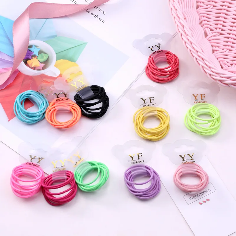 Новинка 30 шт./лот нейлоновые резинки карамельных цветов для девочек 3 см детские