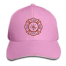 Унисекс красный пожарный отдел значок Мода Бейсболка с козырьком кепки для путешествий/спорта