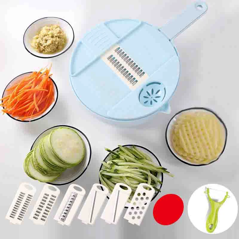 

Multifunction Vegetable Cutter Gadget Mandoline Slicer Potato Carrot Strips Peeler Grater Vegetable Slices Kitchen Accessories