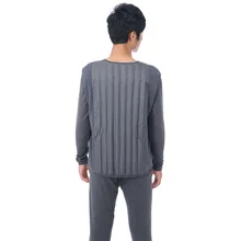 Осенний и зимний мужской теплый пуховый хлопковый жилет на молнии