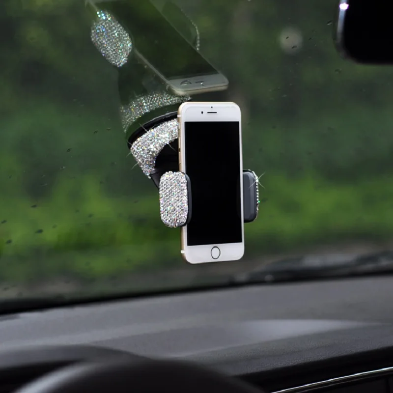 Автомобильный держатель для мобильного телефона с кристаллами|Стойка GPS| |