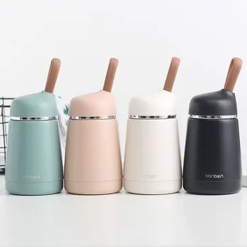 

300ml mini stainless steel vacuum flask male and female student portable cute cup simple personality cup