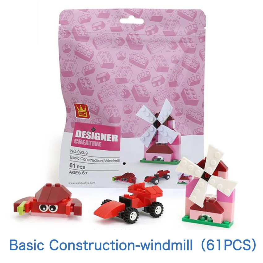 

DOLLRYGA juguetes Building Blocks Crab Duplo Bricks DIY Creative knutselen kinderen lote 3D Toy for Children Bagged Set Blocks