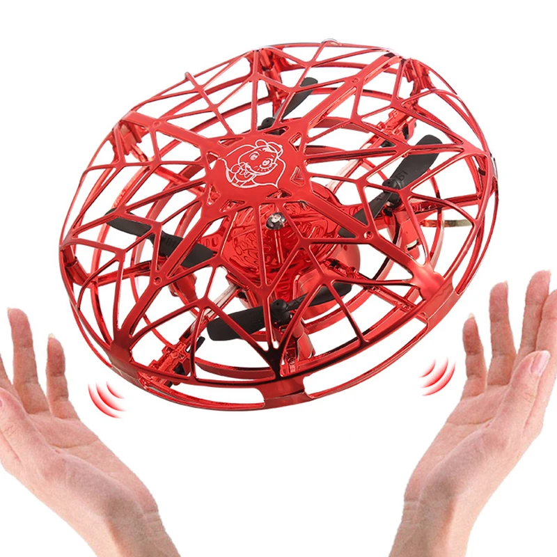 Electric Plastic Hand Infrared Ufo Aircraft Quadcopter Induction Drone