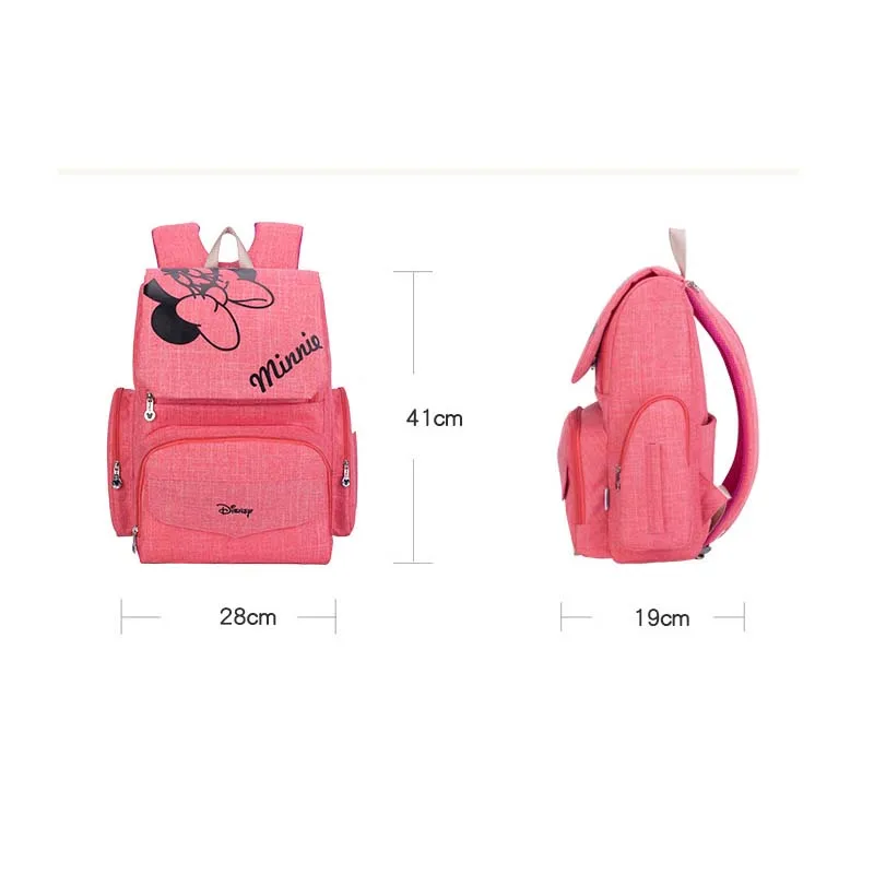 Disney Mummy сумка для подгузников подгузник для ухода за ребенком рюкзак для путешествий Дизайнер disney Микки Минни Сумка
