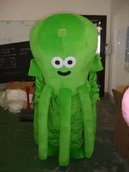 

Classic Version big Green octopus Mascot Costume Adult Halloween Birthday party cartoon Apparel Cosplay Costumes