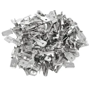 

6.m Male Electrical Spade Crimp Terminals Wiring Connectors 100 Pcs