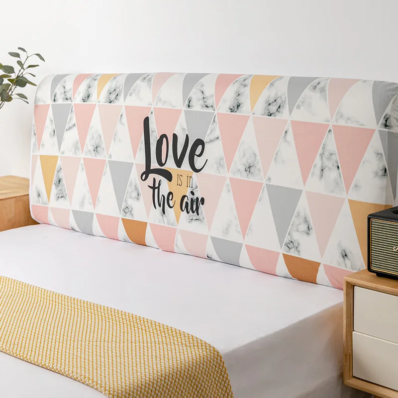 15 Nordic Bedside Cover Full Enclosed Elastic Dust-proof Bed Head Cover/ Protective Cover - Цвет: 15