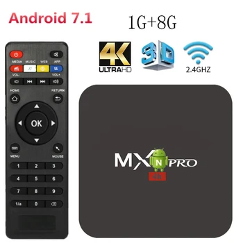 

4K Media Player Android tv box Android 7.1 Smart tv Google Voice Assistant Netflix Youtube Player 2.4g WiFi 1GB 8GB Set Top Box