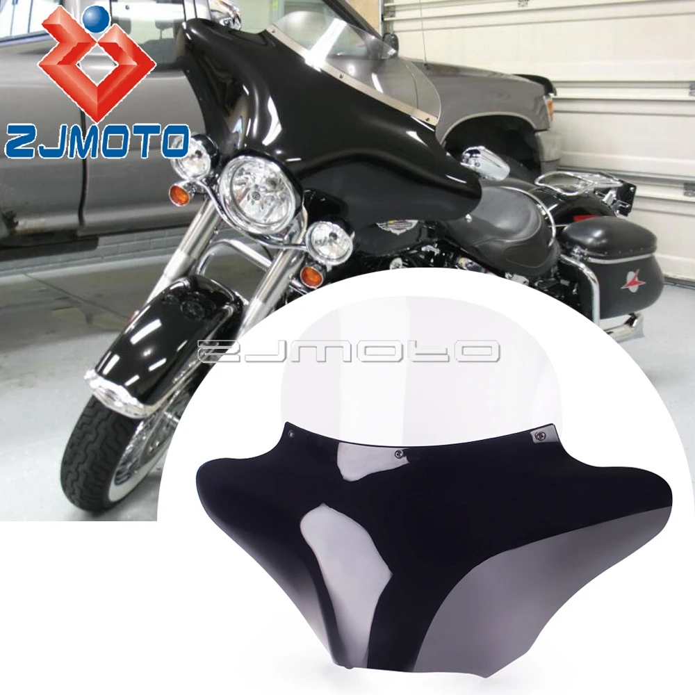 Для Harley Custom Honda VTX Yamaha Dragstar V-Star Shadow передняя фара Летучая мышь с крышкой лобового